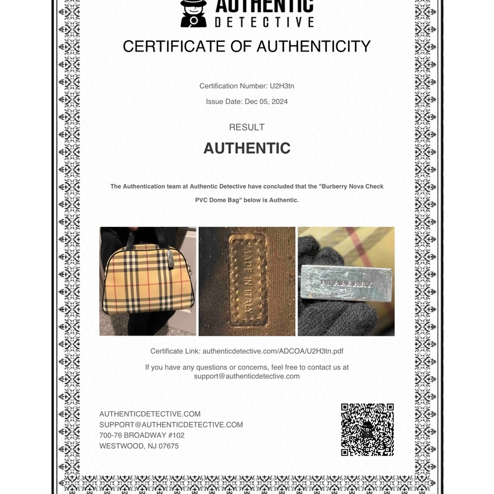 Burberry Nova Check Handbag PVC - Picture 16 of 16